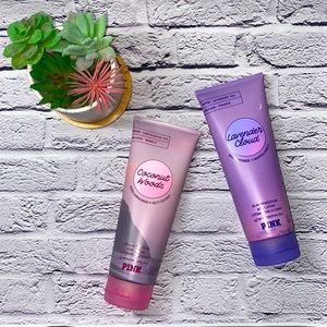2/$14 VS Pink Getaway Collection Lotion (Coconut Woods 🥥 and Lavender Cloud ☁️)